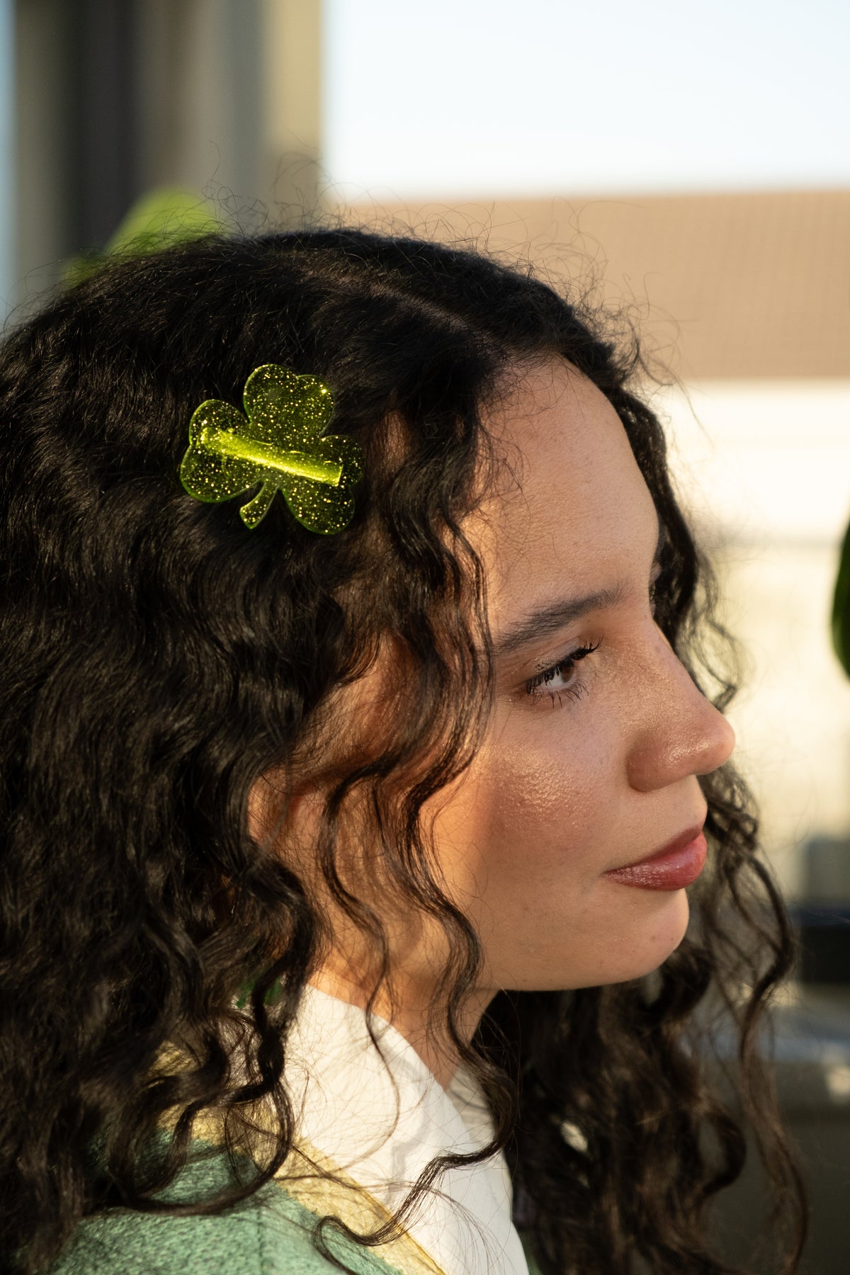 Shamrock Hair Clips - Set of 2 | Irish Hair Accessories