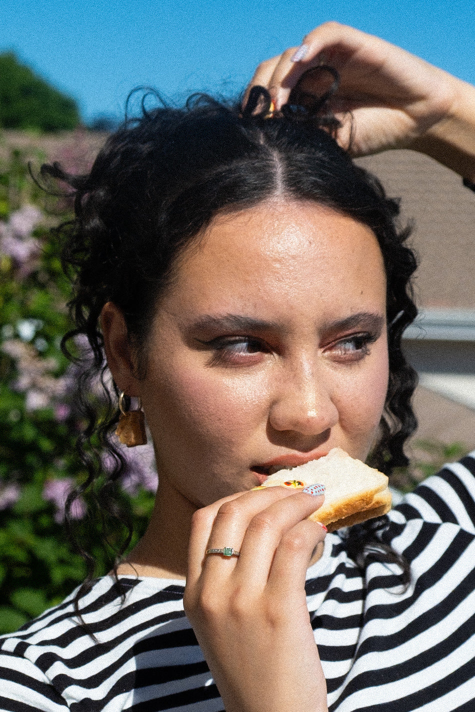 Peanut Butter & Jelly Sandwich Hoop Earrings | Food Jewellery