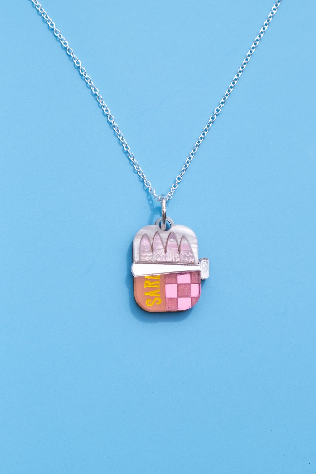 Sardines Tin Necklace | Quirky Food Jewellery