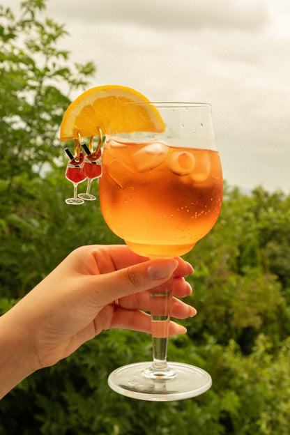 Bitter Orange Spritz Hoop Earrings | Cocktail Jewellery