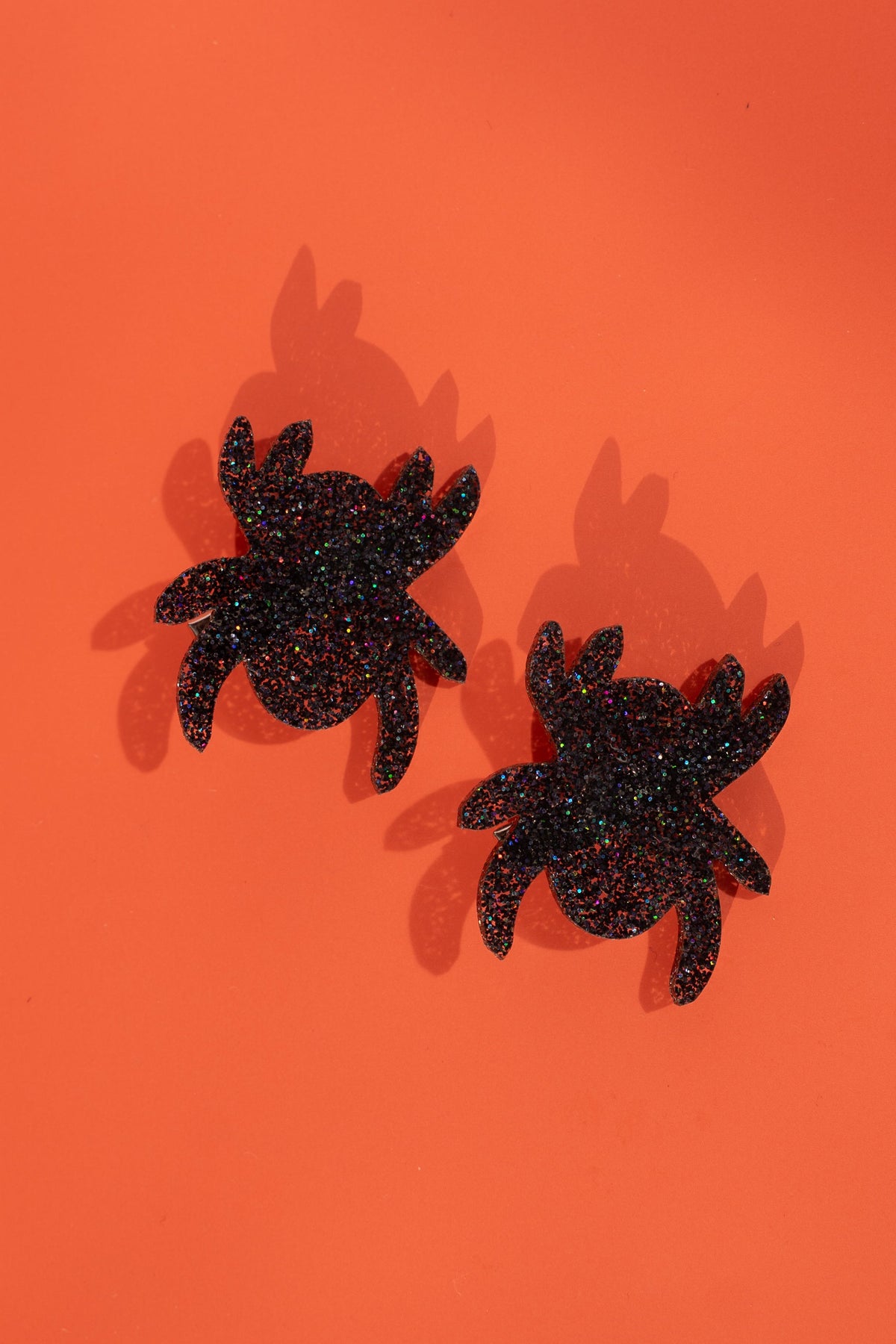 Spider Hair Clips - Set of 2 | Halloween Hair Accessories