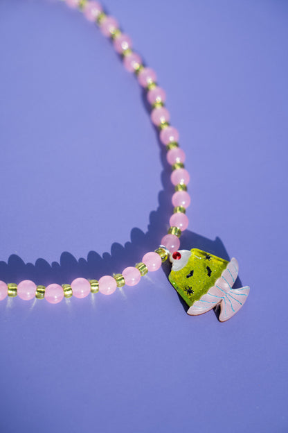 Ghastly Jelly Beaded Necklace | Spooky Statement Jewellery