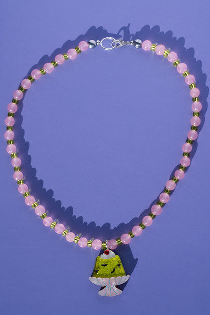 Ghastly Jelly Beaded Necklace | Spooky Statement Jewellery