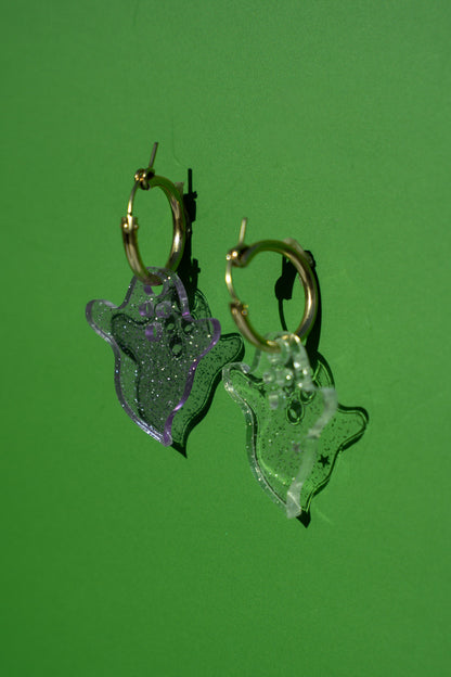 Ghost Hoop Earrings | Halloween Jewellery