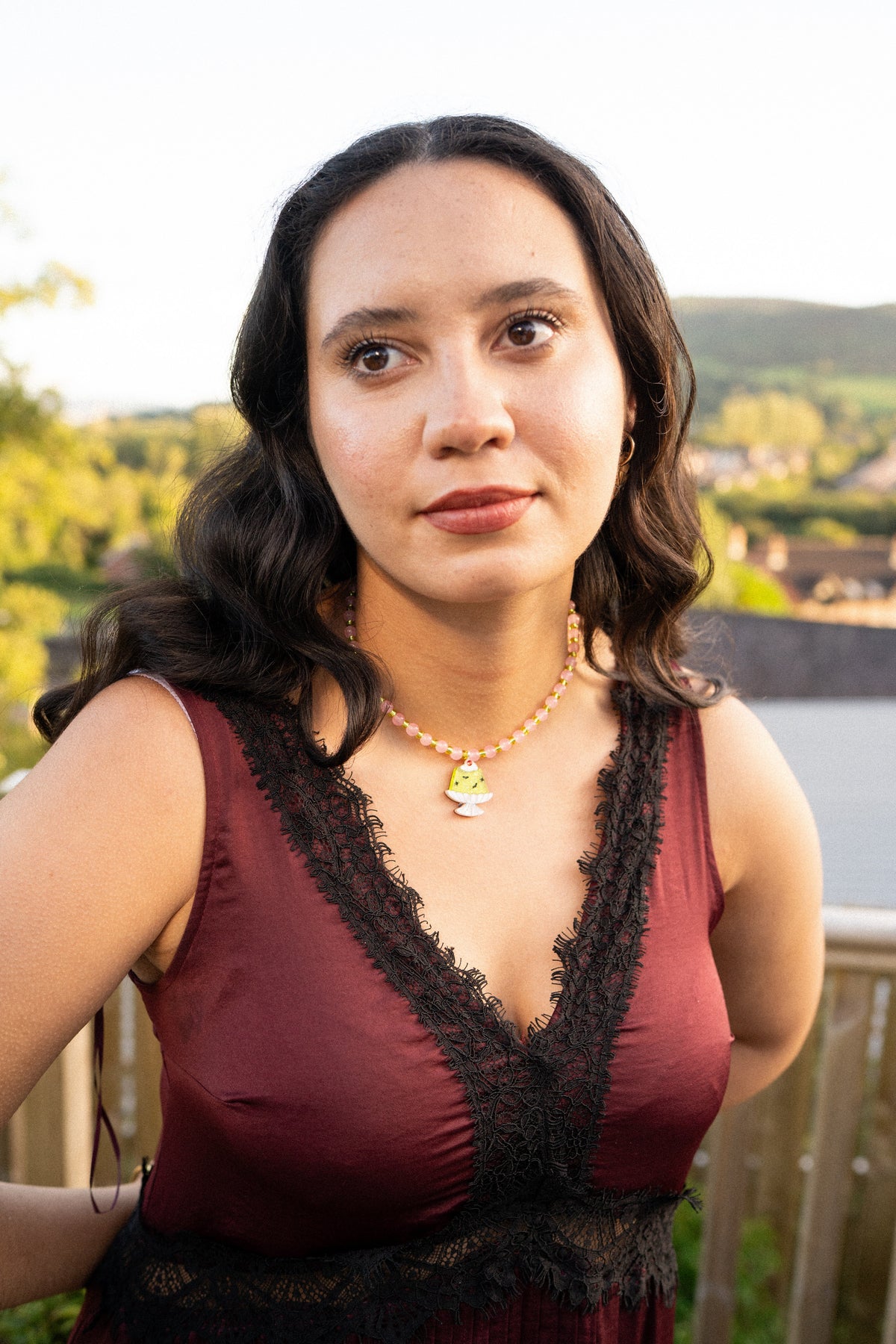 Ghastly Jelly Beaded Necklace | Spooky Statement Jewellery