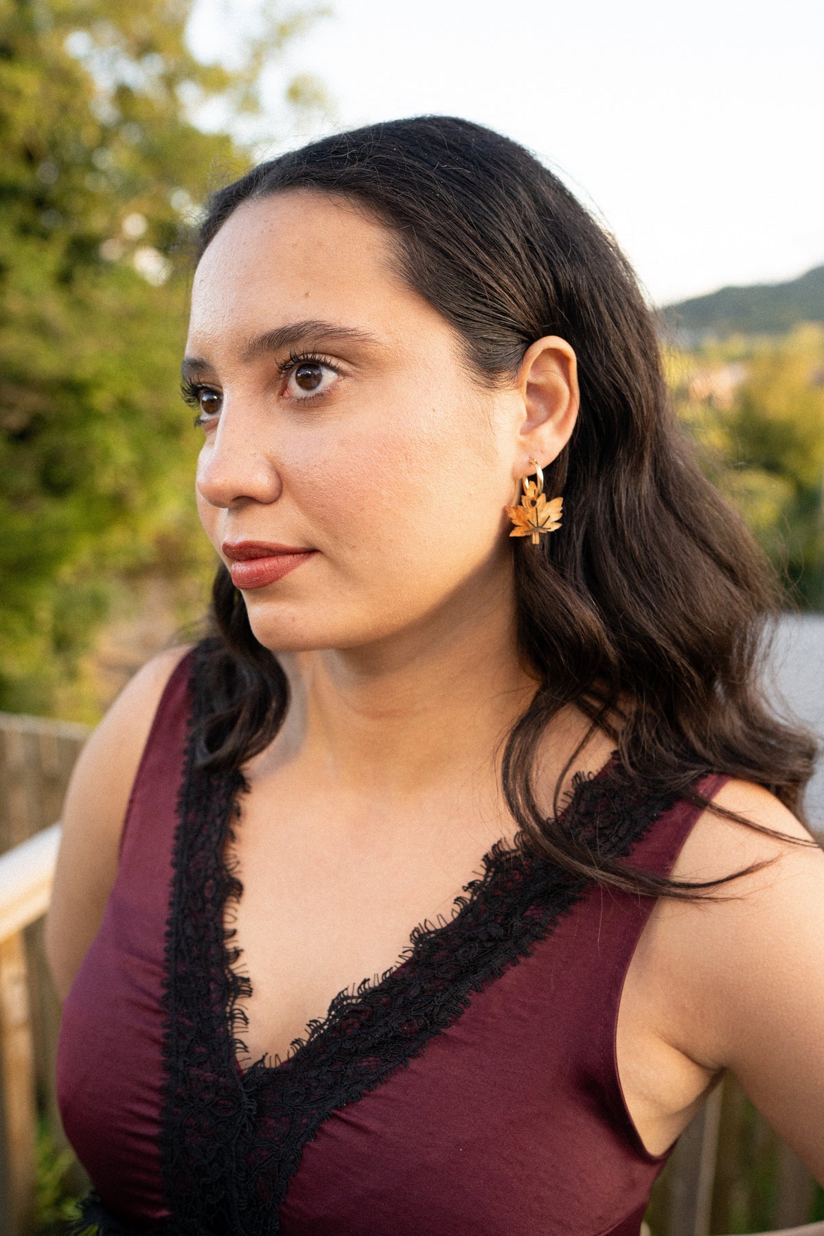 Autumnal Leaves Hoop Earrings - Set of 4 | Autumn Jewellery