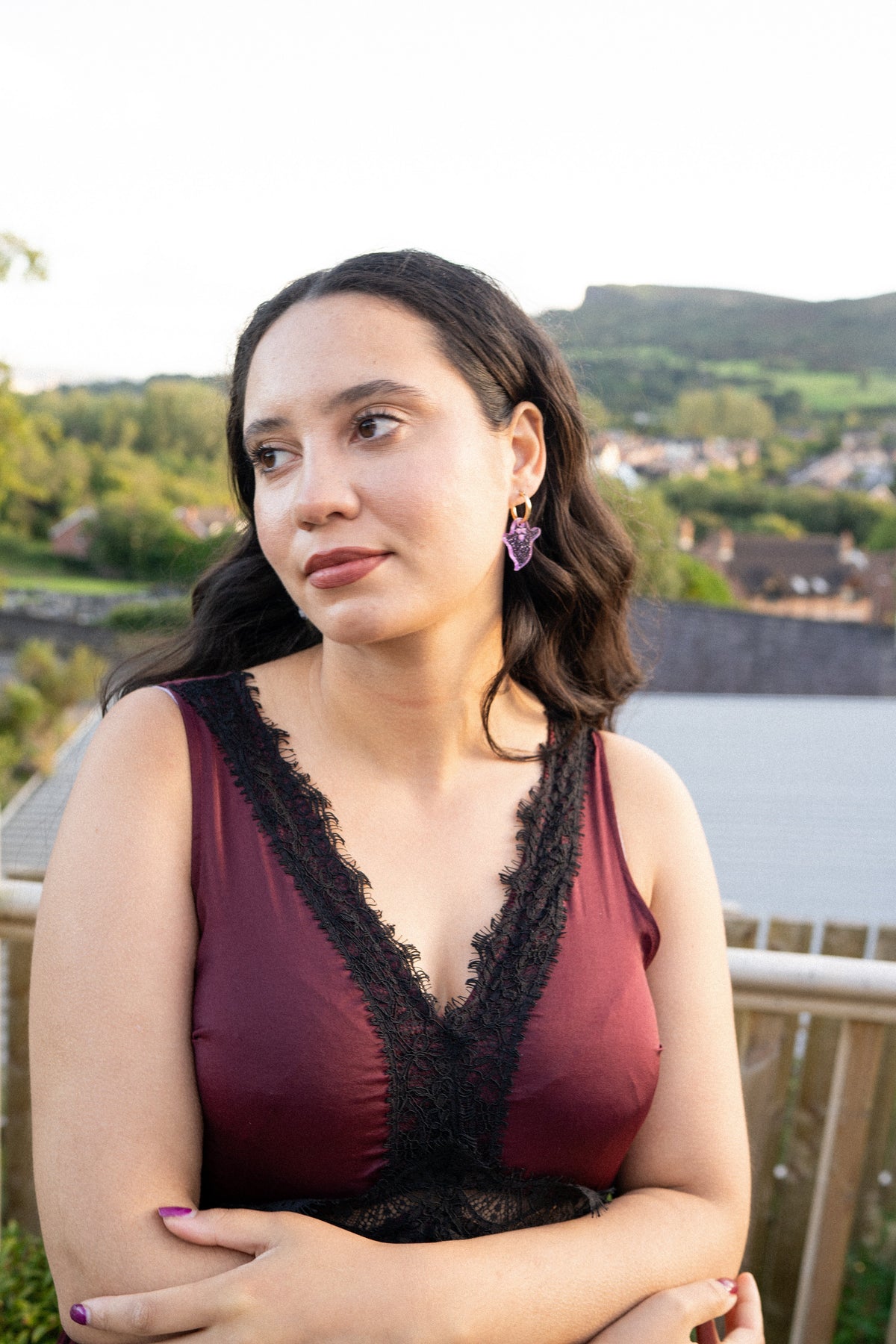 Ghost Hoop Earrings | Halloween Jewellery