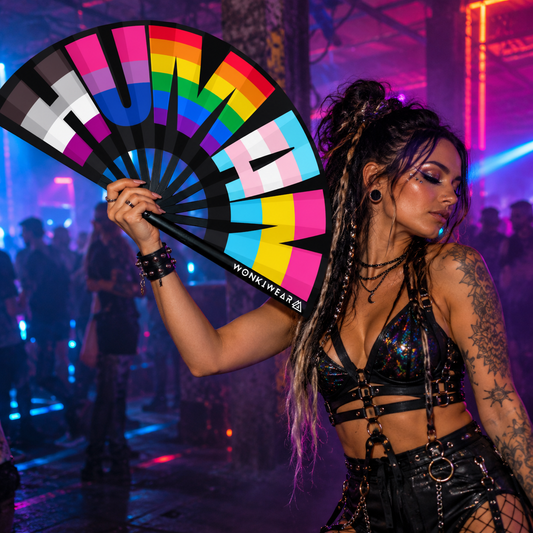 Rainbow LGBTQ+ XL Festival Fan