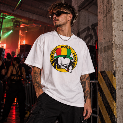 Dready Culture Roots Peace Oversized T-Shirt