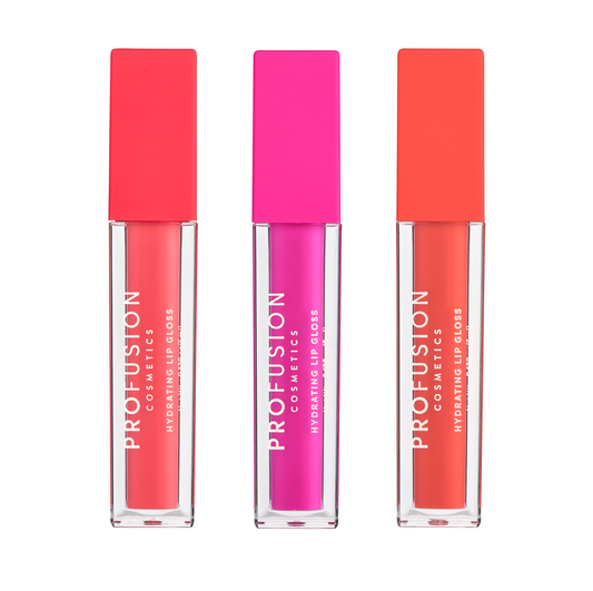 Profusion Lip Trio High Shine Lip Gloss – Brights