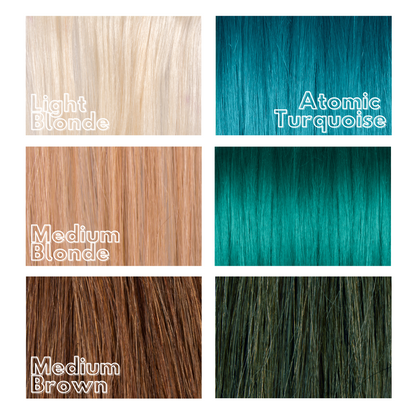 Manic Panic Atomic Turquoise Semi-Permanent Hair Dye | Bright Aqua Blue