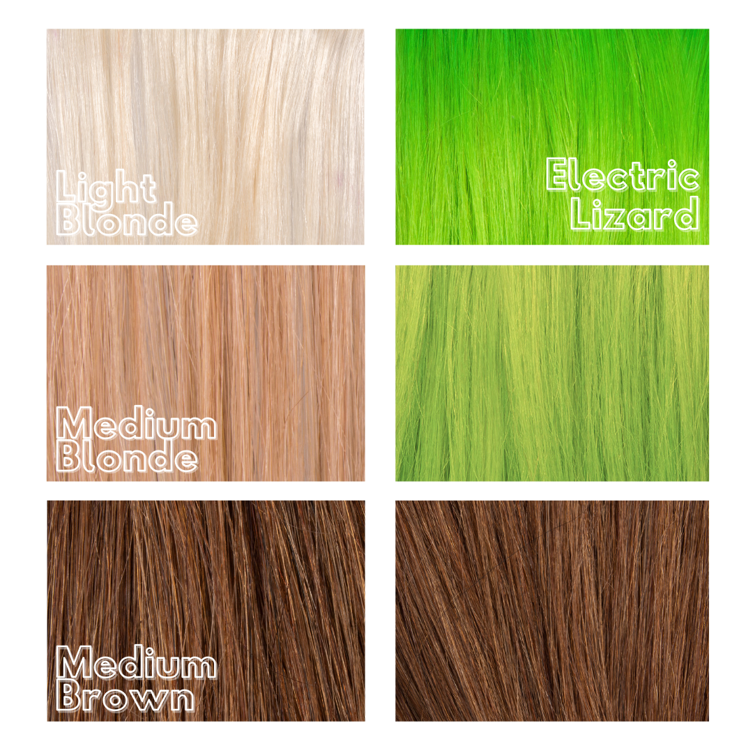 Manic Panic Electric Lizard Neon Green UV Reactive Semi-Permanent Hair Dye | Classic High Voltage