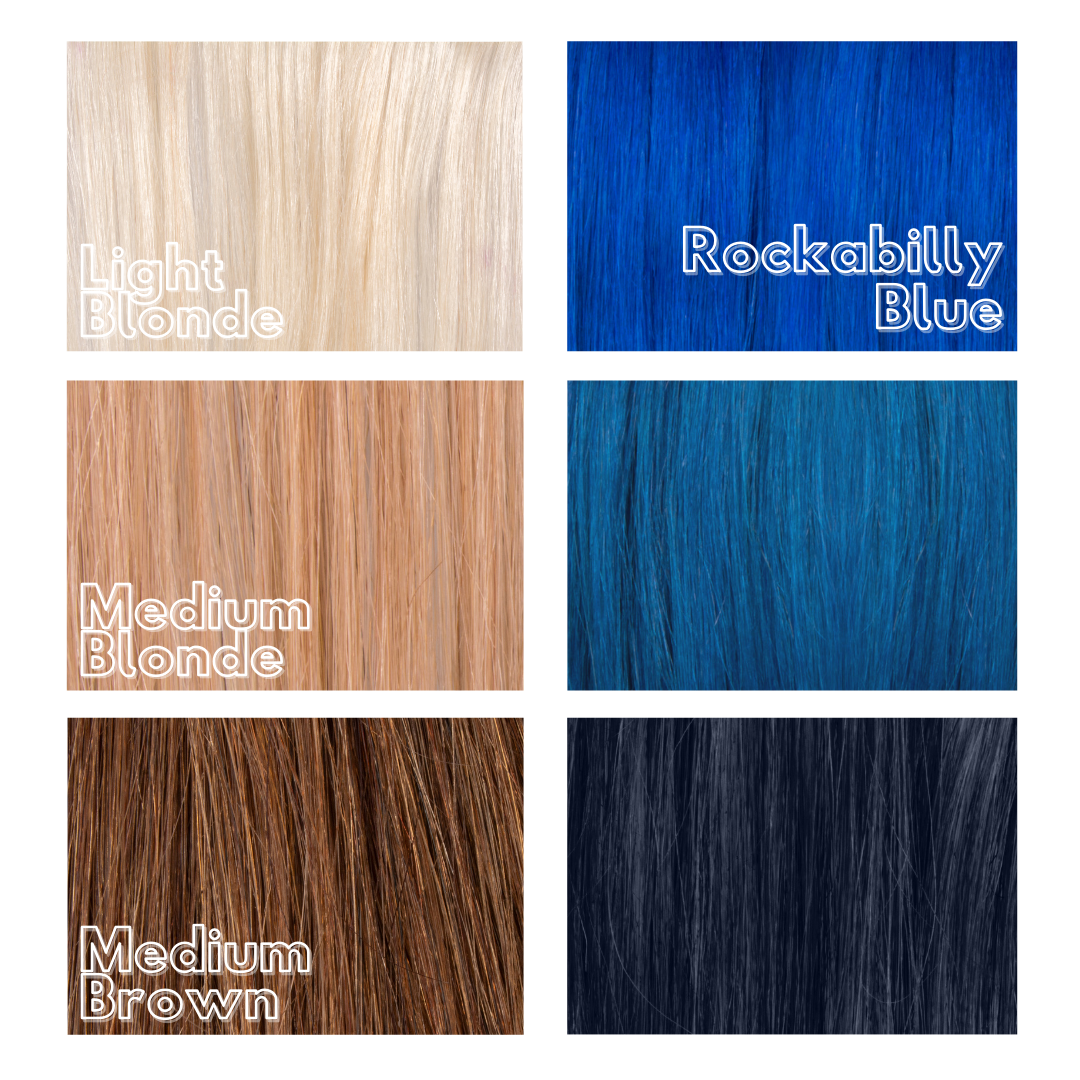 Manic Panic Rockabilly Blue Semi-Permanent Hair Dye | Vibrant Cobalt Blue