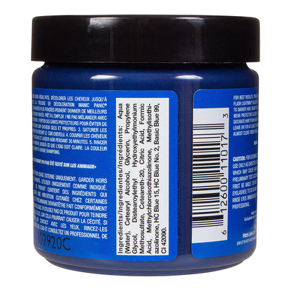 Manic Panic Bad Boy Blue Vibrant Denim Blue Semi-Permanent Hair Dye | Classic High Voltage