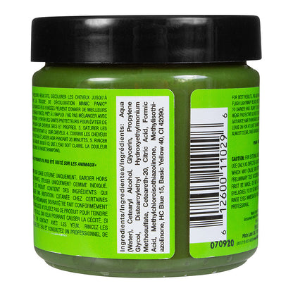 Manic Panic Electric Lizard Neon Green UV Reactive Semi-Permanent Hair Dye | Classic High Voltage