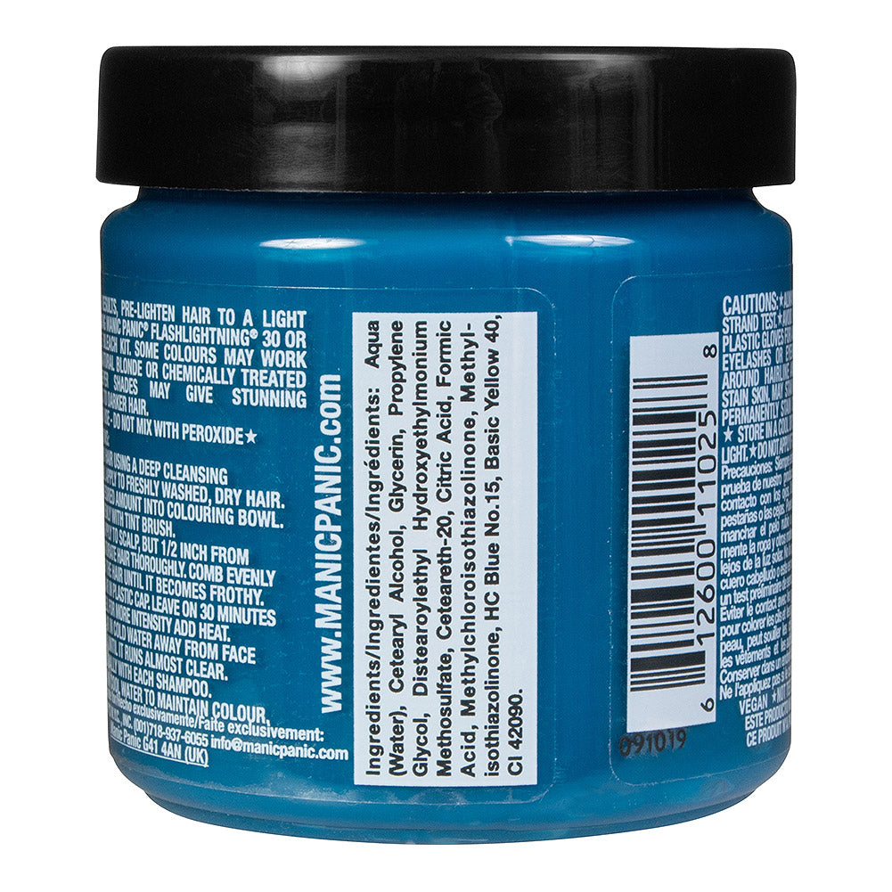 Manic Panic Mermaid Ocean Teal UV Reactive Semi-Permanent Hair Dye | Classic High Voltage