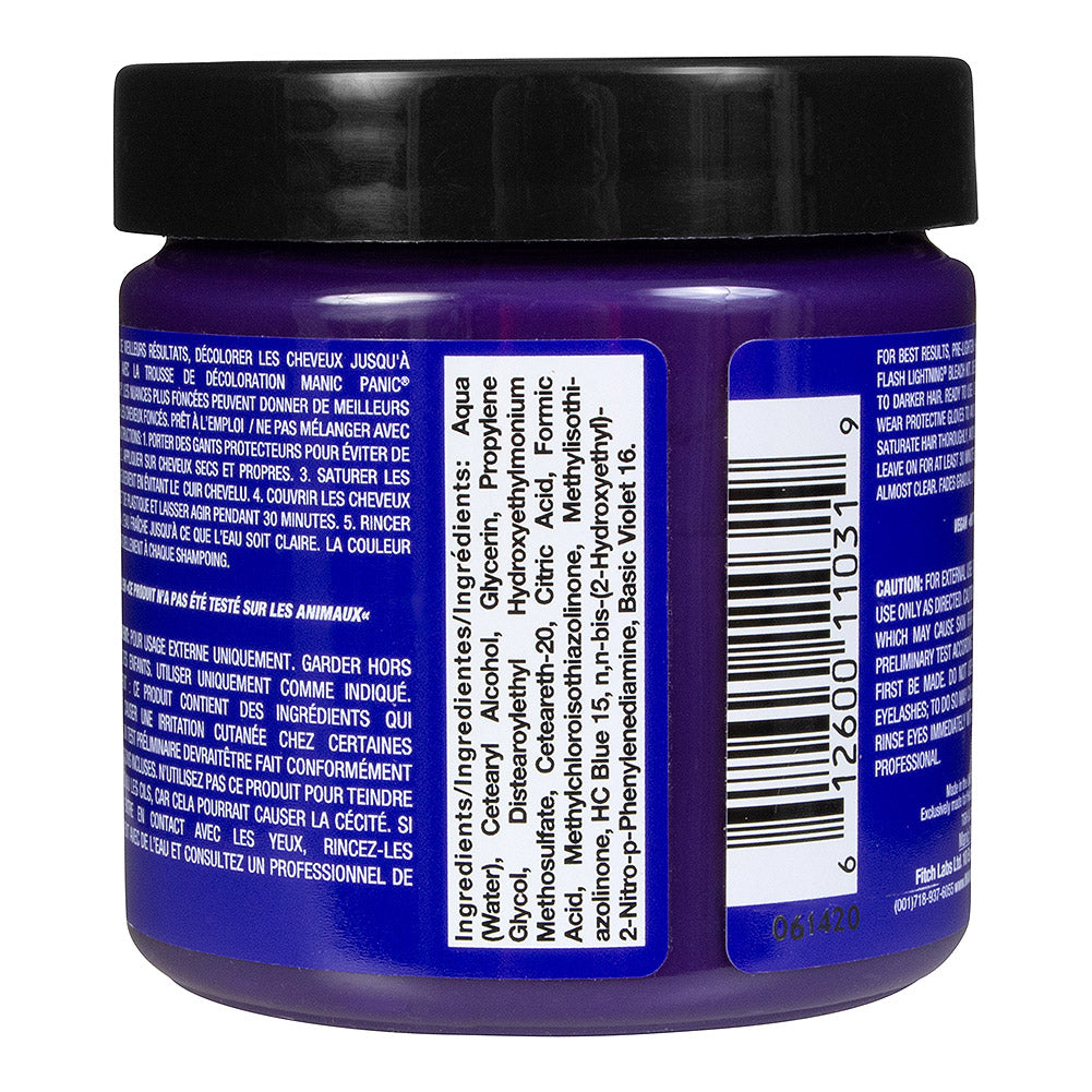 Manic Panic Ultra Violet Blue Semi-Permanent Hair Dye | Blue Purple