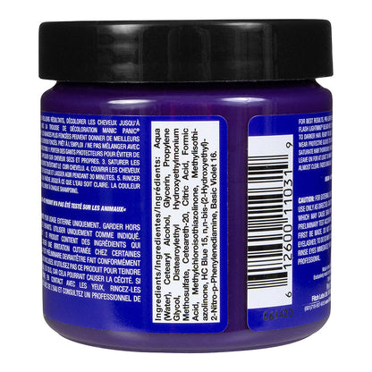 Manic Panic Ultra Violet Blue Semi-Permanent Hair Dye | Blue Purple