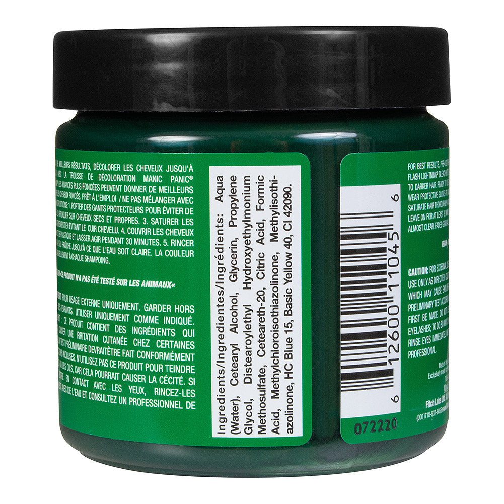 Manic Panic Venus Envy Deep Dark Green Semi-Permanent Hair Dye | Classic High Voltage