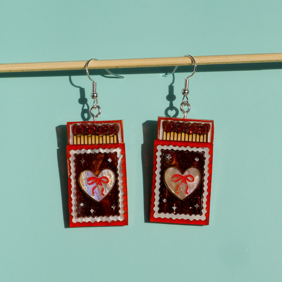 Matchbook Earrings | Quirky Statement Jewellery