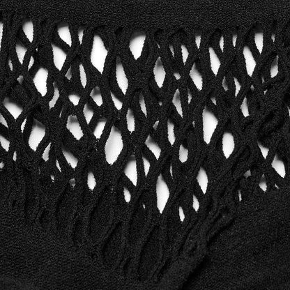 Black Fishnet Rave Co-ord Set | Punk Rave