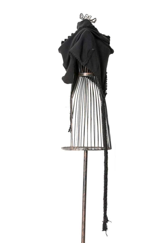 Black Hooded Rave Poncho | Punk Rave