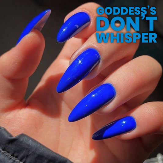 Radioactive Unicorn Goddesses Don’t Whisper Deep Blue Nail Polish