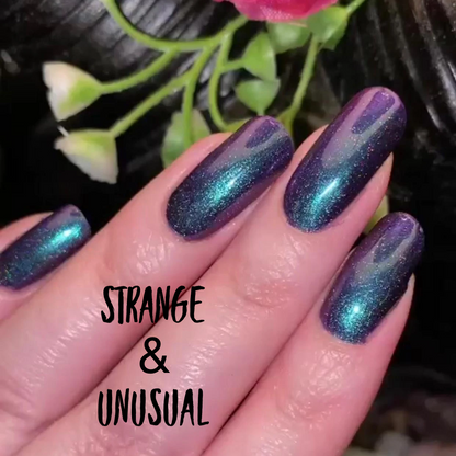 Radioactive Unicorn I Myself Am Strange And Unusual Multi-Tonal Chrome Nail Polish