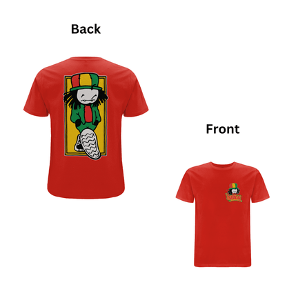 Dready Walking Dread T-shirt detail showing the design and garment finish.