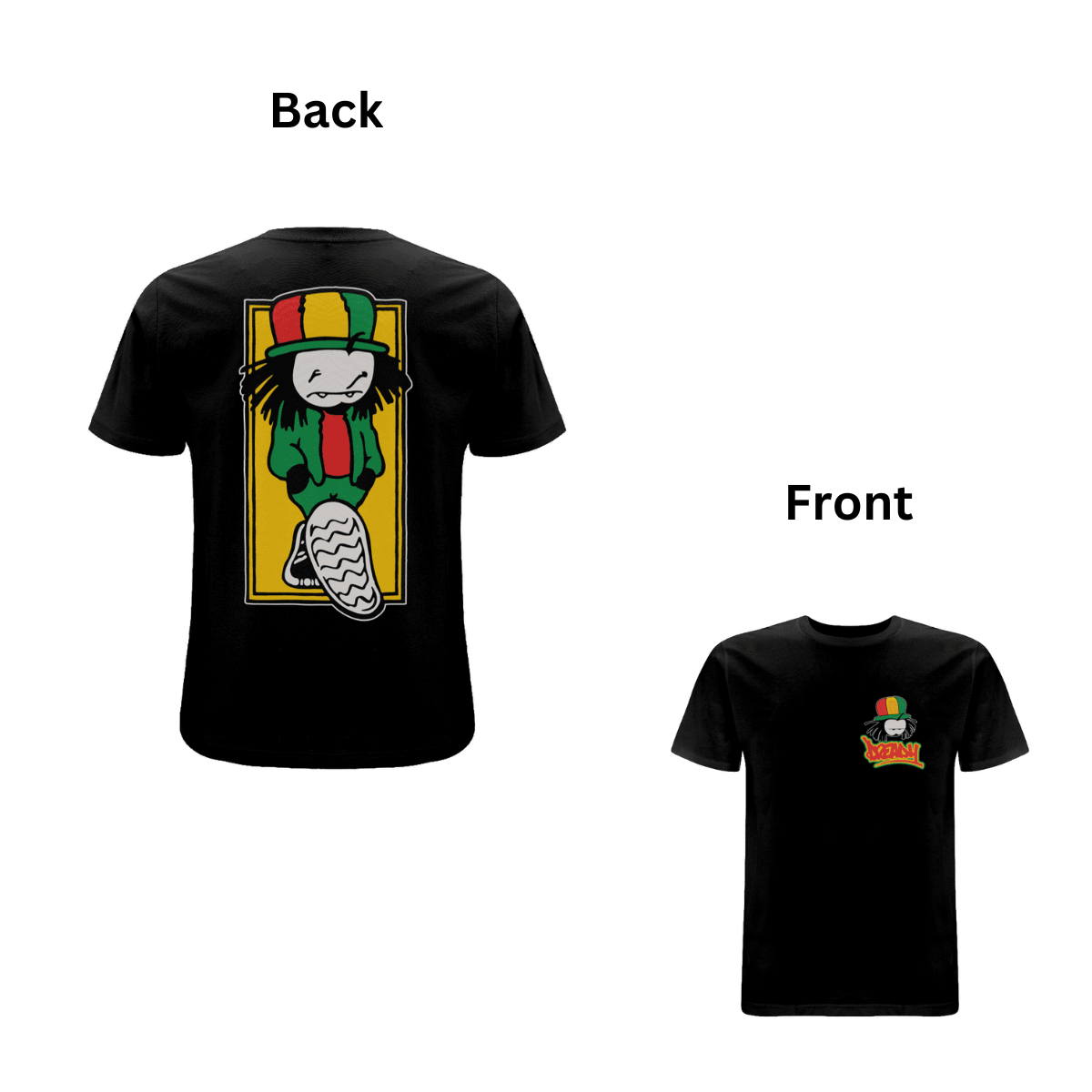 Dready Walking Dread graphic T-shirt product image showing the front design.