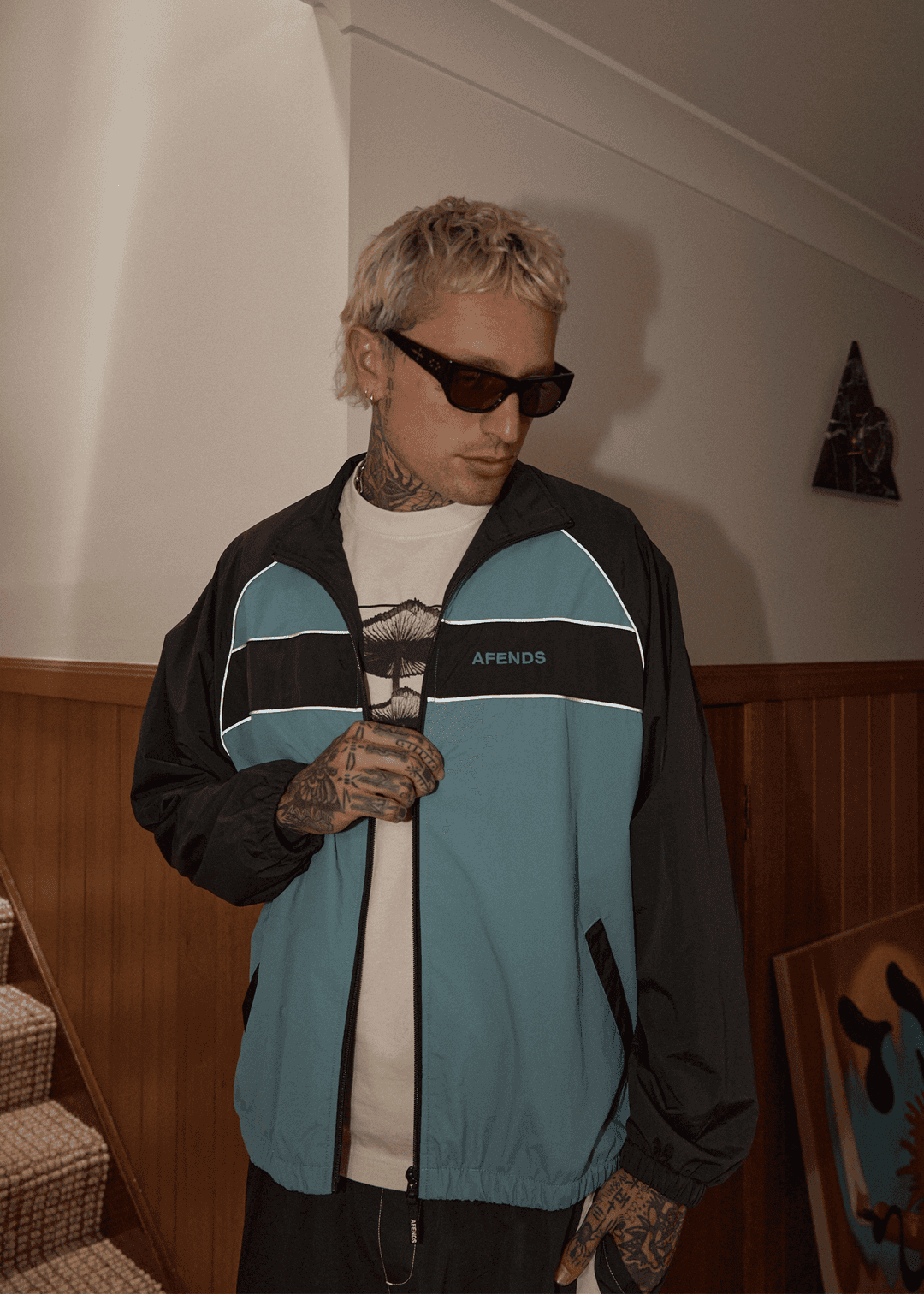 AFENDS Spicy Sports Spray Jacket – Ocean Spray
