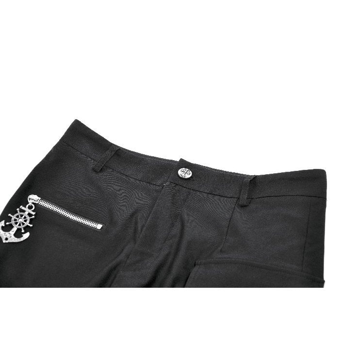 Black Punk Utility Rave Shorts | Dark in Love