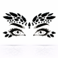 black festival face gems nemesis self adhesive design