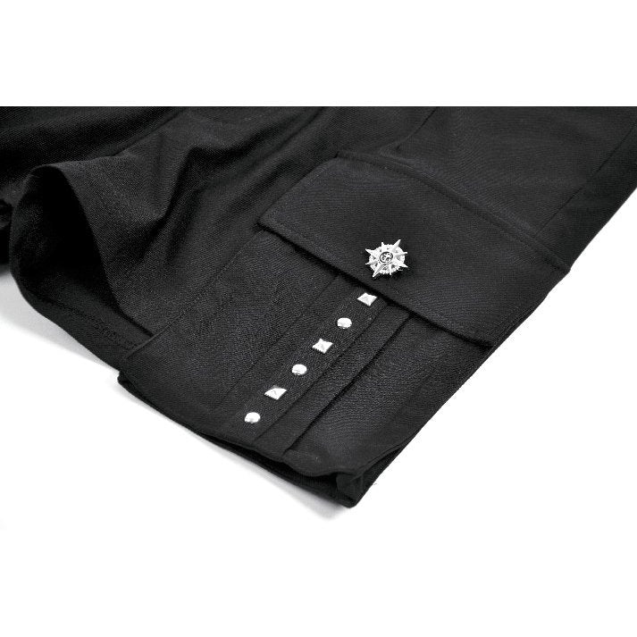 Black Punk Utility Rave Shorts | Dark in Love