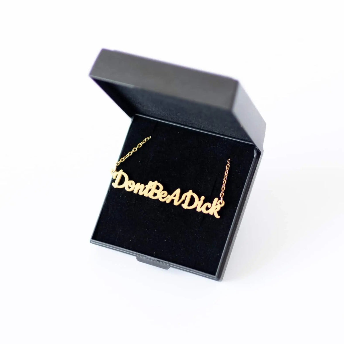 Don’t Be A Dick Necklace | Statement Slogan Jewellery
