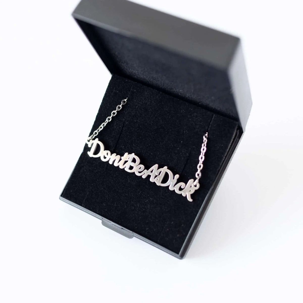 Don’t Be A Dick Necklace | Statement Slogan Jewellery