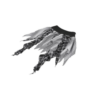 Black & Grey Tartan Punk Rave Skirt | Dark in Love