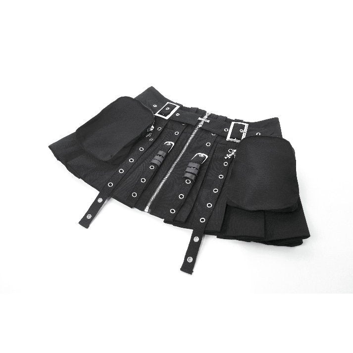 Black Tactical Rave Skirt | Dark in Love