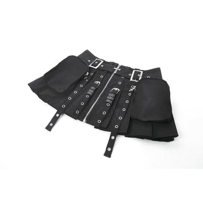 Black Tactical Rave Skirt | Dark in Love