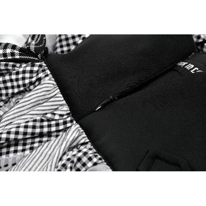 Black & Grey Tartan Punk Rave Skirt | Dark in Love