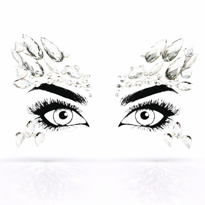 festival face jewels persephone bright bold design