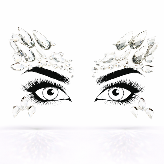 festival face jewels persephone bright bold design