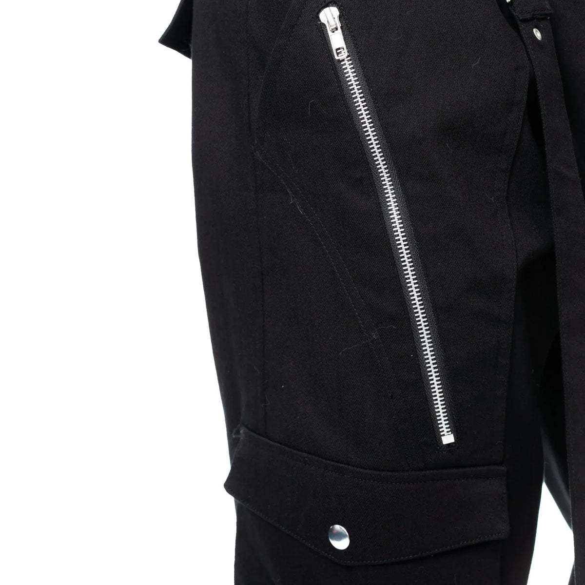 Vixxsin Halston Black Cargo Trousers