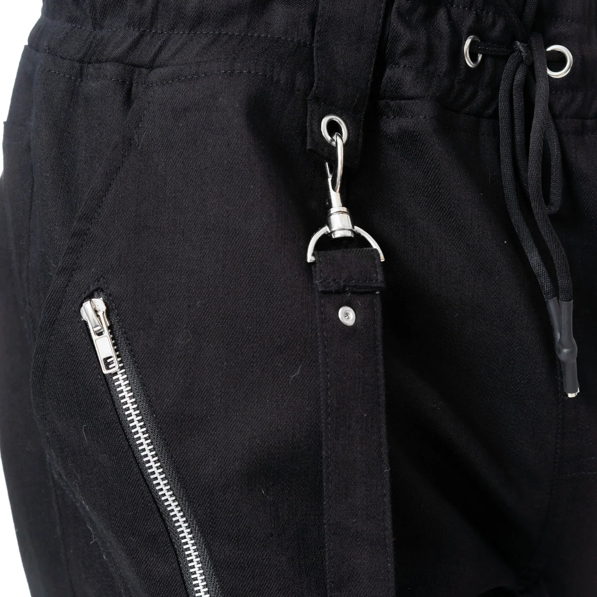 Vixxsin Halston Black Cargo Trousers
