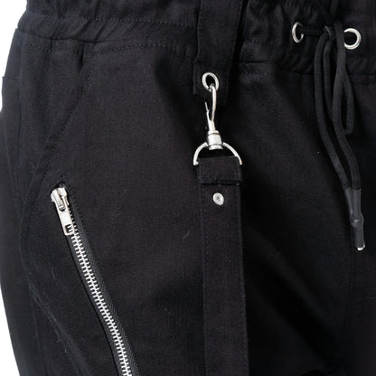 Vixxsin Halston Black Cargo Trousers