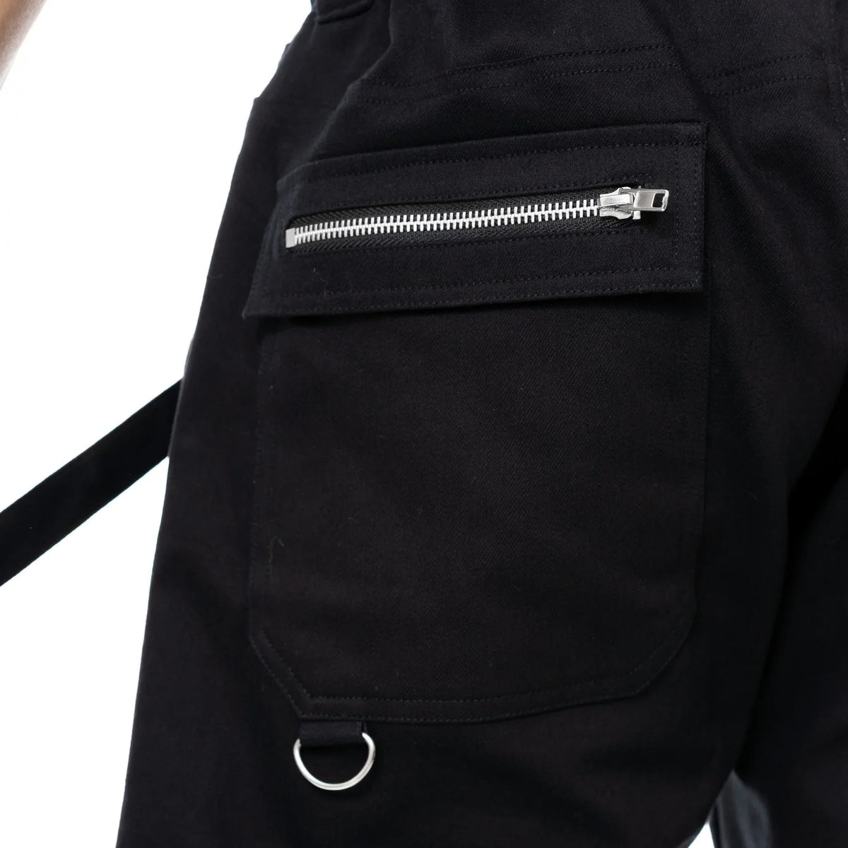 Vixxsin Halston Black Cargo Trousers