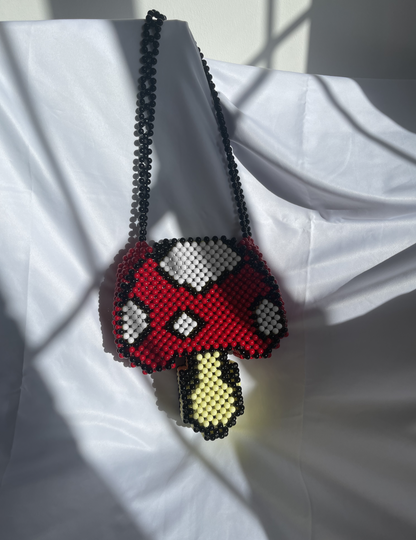 Mushroom Bead Bag | Statement Mushroom Bag