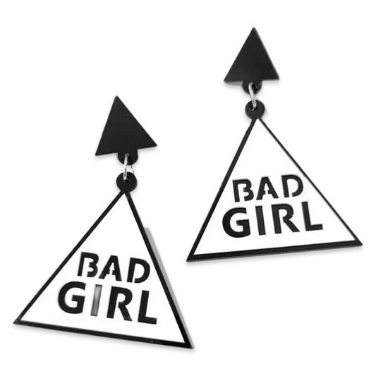 Earrings - Bad girl triangular drops
