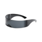 Sunglasses - Futuristic shield, Black