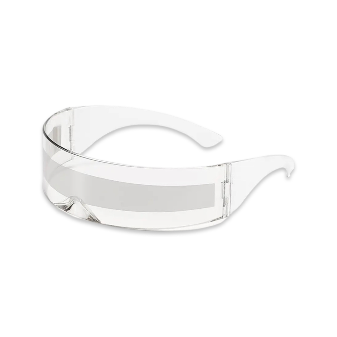 Sunglasses - Futuristic shield, Clear